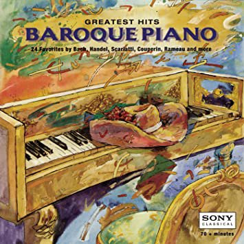 baroque piano - greatest hits CD 1995 sony 24 tracks used like new MLK68455