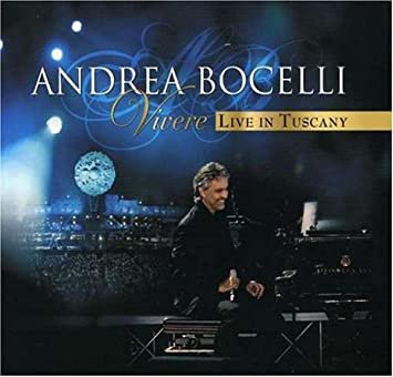 andrea bocelli - vivere live in tuscany CD + DVD 2008 decca BOO10665-00 new