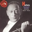heifetz - beethoven brahms concertos - munch / reiner CD 1995 RCA victor red seal used like new
