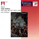 bach: lute suites BWV 995, 996, 997, 999 & 1000 - john williams CD 1997 sony used like new