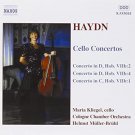 haydn cello concertos - maria kliegel, cello + cologne chamber orch + muller-bruhl CD 2000 naxos