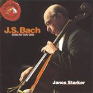 j. s. bach: suites for solo cello - janos starker CD 2-discs 1997 RCA victor red seal used like new