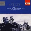 herbert von karajan - mozart symphony 29, 35 haffner & 36 linzer CD 1996 EMI new