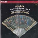 handel: concerti grossi op.3 - english chamber orch / raymond leppard CD philips like new