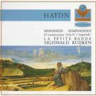 haydn sinfonien 26, 52, 53 - la petite bande + kuijken CD 1988 virgin classics like new