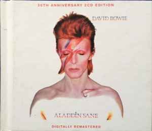 david bowie - aladdin sane 30th anniversary 2CD edition hardcover book case 2003 EMI used like new
