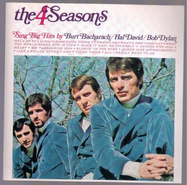 4 seasons - sing big hits by burt bacharach / hal david / bob dylan CD rhino used like new R2 70248