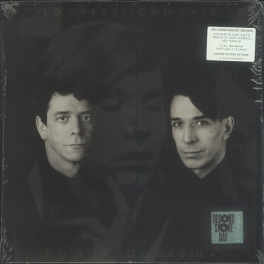 Lou Reed - john Cale - songs for drella lp 2020 sire - Warner RSD side 4 etched limited ed new