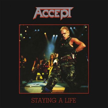 accept staying a life lp 2016 back on black bobv440lp 2 lp limited edition 180 g red new