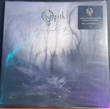 opeth blackwater park lp 2021 Sony music 2lp limited ed 20th anniversary white and marble color new