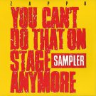 frank zappa you can't do that on stage anymore sampler lp Zappa records zr1742 2 lp color new frank zappa you can't do that on stage anymore sampler lp Zappa records zr1742 2 lp color new