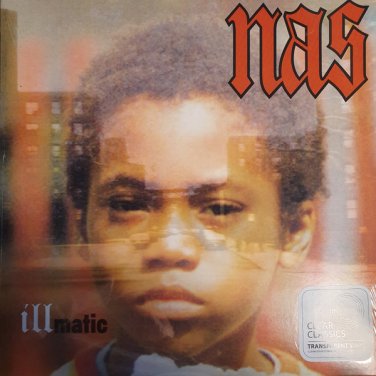nas illmatic lp 2021 columbia records limited ed reissue clear vinyl new