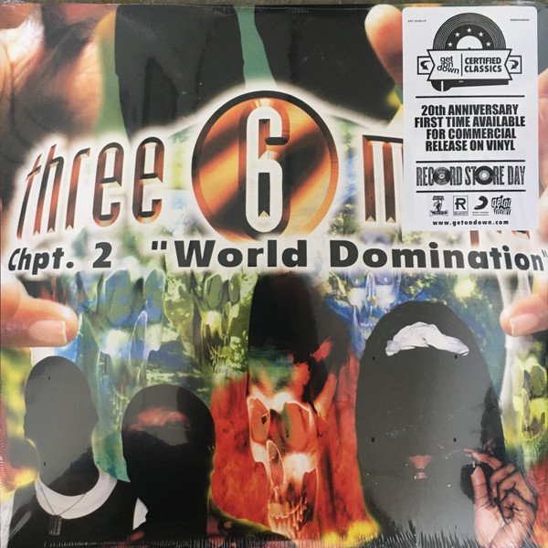 Three 6 Mafia Chpt 2world Domination Lp 2017 Get On Down Get 51326lp