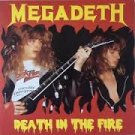 Megadeth - death in the fire lp 2013 discos toro salvaje limited ed unofficial release clear new