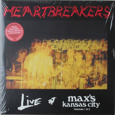Heartbreakers &acirc;�� Live At Max's Kansas City Volumes 1 & 2 lp 2015 jungle records 2LP multi color new