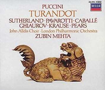 giacomo puccini - turandot: libretto adami & simoni 2CDs 1985 London used like new 414 274-2