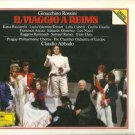 rossini: il viaggio a reims - ricciarelli terrani cuberli gasdia abbado 2CDs 1985 DG used like new
