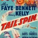 tail spin - faye, bennett, kelly DVD 84 minutes officially produced on demand used like new