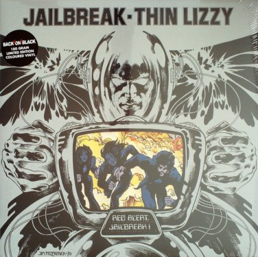 Thin Lizzy &acirc;�� Jailbreak lp 2011 Back On Black RCV031LP limited ed remastered grey 180g new