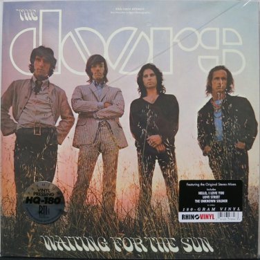 The Doors &acirc;�� Waiting For The Sun lp 1009 Rhino Records reissue original stereo mix 180 g new