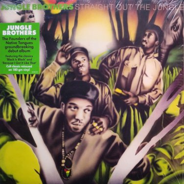 Jungle Brothers &acirc;�� Straight Out The Jungle lp 2019 Warlock Records DEMREC363 reissue 180g new