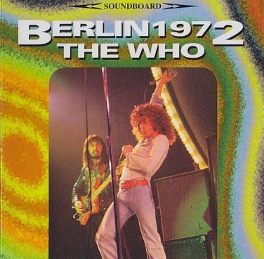 the who - berlin 1972 CD 2-discs 1997 fire power used like new FP-027A / FP-027B