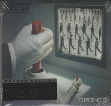 muse - drones CD + DVD 2-discs deluxe edition 2015 warner hellum new factory-sealed