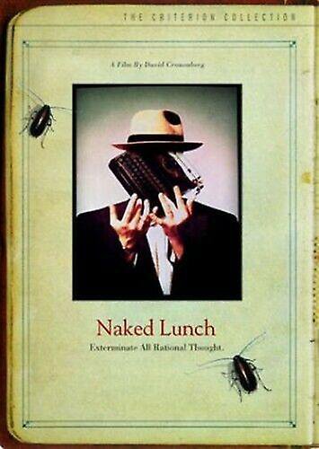 naked lunch - david cronenberg DVD 2-discs 1991 criterion collection R 115 minutes widescreen used