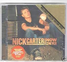 nick carter - now or never DVD + CD limited edition 2-discs 2002 jive new factory-sealed