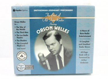 smithsonian legendary performers: best of old time radio starring orson welles 6-CD box 2001  new