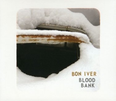 bon iver - blood bank CD three-fold cardboard jacket 2009 jagjaguwar 4 tracks new factory-sealed
