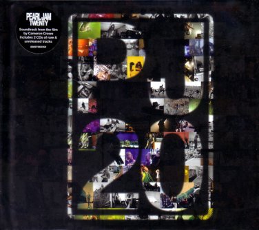 pearl jam - twenty: original motion picture soundtrack 2CDs hardcover bookcase 2011 columbia new