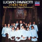 luciano pavarotti - o holy night - adler & national phil CD 1984 polygram london like new 414 044-2