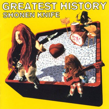shonen knife - greatest history CD 1995 MCA virgin music japan 12 tracks used like new MVCD-25001