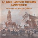 j.c. bach janitsch telemann - kammermusik - winterthurer barock quintett CD 1988 ex libris CD6084