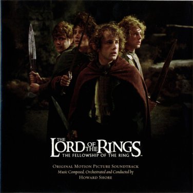 lord of the rings: fellowship of the ring - howard shore CD enhanced 2001 reprise like new 9 48110-2