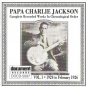 papa charlie jackson - complete recorded works in chronological order volume 1  CD document