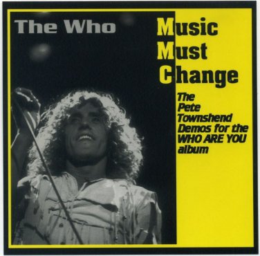 the who - music must change CD 1996 noriaa 15 tracks used like new PTW01