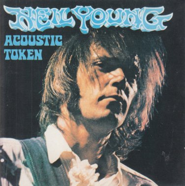 neil young - acoustic token CD 1992 genuine pig italy 7 tracks used like new TGP-CD-113