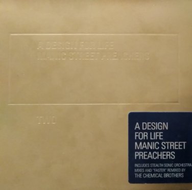 manic street preachers - a design for life CDs one + two 2-discs EP sony used