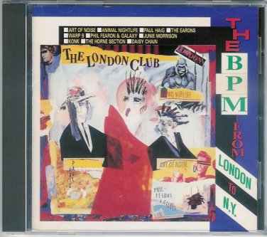 BPM from London to N.Y. - various CD 1987 polyester island made in Japan like new P33D-20016