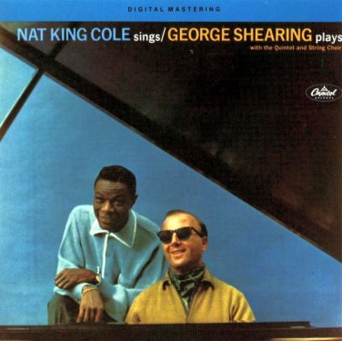 nat king cole sings / George shearing plays CD 1987 capitol 15 tracks like new CDP7483322