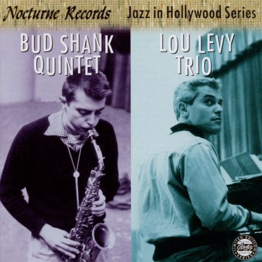 bud shank quintet + lou levy trio - jazz in hollywood CD 1997 nocturne ojc like new OJCCD-1890-2
