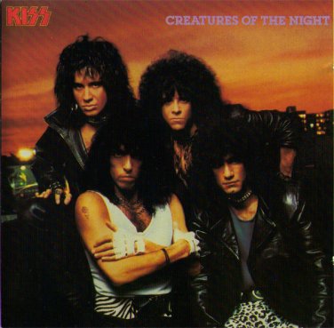kiss - creatures of the night CD polygram mercury 9 tracks used like new 824 154-2 M-1