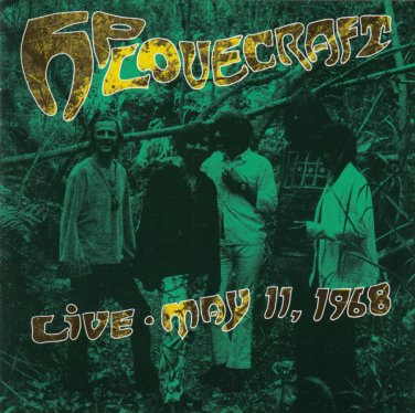 HP lovecraft - live may 11, 1968 CD 1991 sundazed tutman 8 tracks used like new