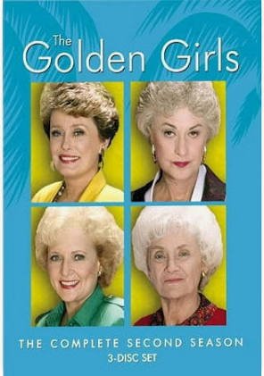 golden girls: complete second season 3DVDs 2005 touchstone buena vista full screen NTSC like new