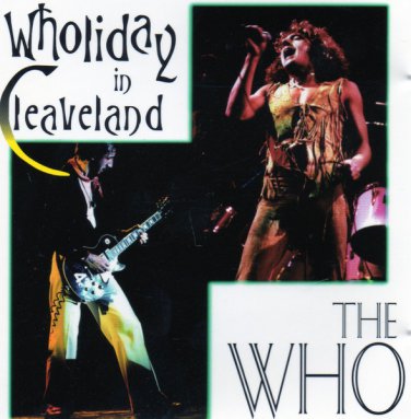 the who - wholiday in cleveland CD 2-discs wholiday music used like new WH-003/4