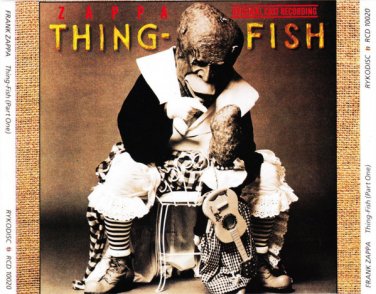 frank zappa - thing-fish: original cast recording CD 2-discs 1986 rykodisc like new RCD 10020/21