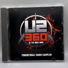 U2 - 360 at the rose bowl: promotional radio sampler recorded live 10/5/2009 CD 4 tracks like new U2 - 360 at the rose bowl: promotional radio sampler recorded live 10/5/2009 CD 4 tracks like new