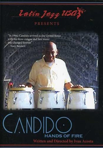 latin jazz usa presents candido: hands of fire DVD 2006 68 minutes used like new